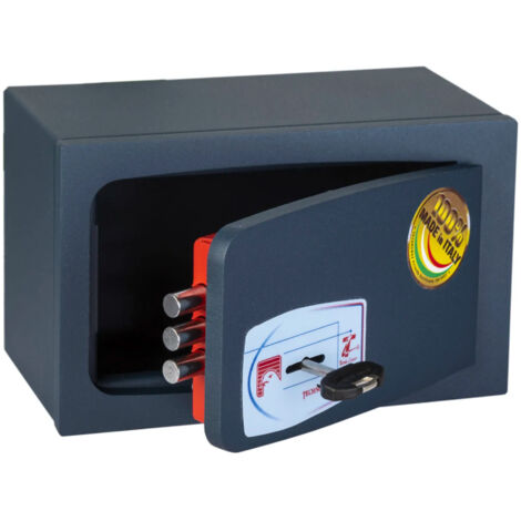 Technomax Cassaforte a Muro-Mobile con Chiave 220x120x130mm Mini Safe