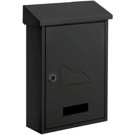 TECHNOMAX - CASSETTA POSTALE ANGELICA NERA 270X115X400MM