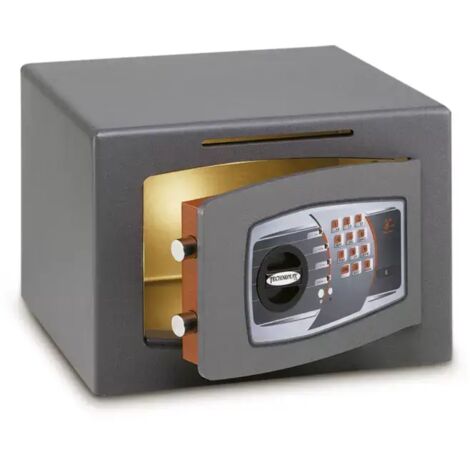 TECHNOMAX - Coffre fort à fixer à fente tirelire à combinaison électronique digitale, système anti pêche, 31 L, 28x40x35