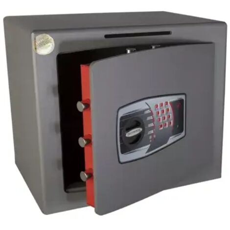 TECHNOMAX - Coffre fort à fixer à fente tirelire à combinaison électronique digitale, système anti pêche, 60 L, 43x49x35