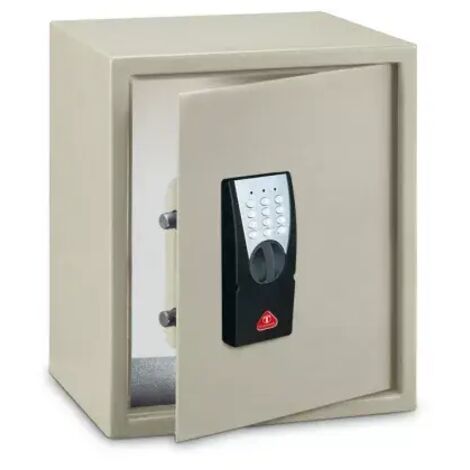 TECHNOSAFE - Coffret de sécurité à fixer à combinaison électronique digitale, 2 pênes, 25 L, 40x35x25 cm