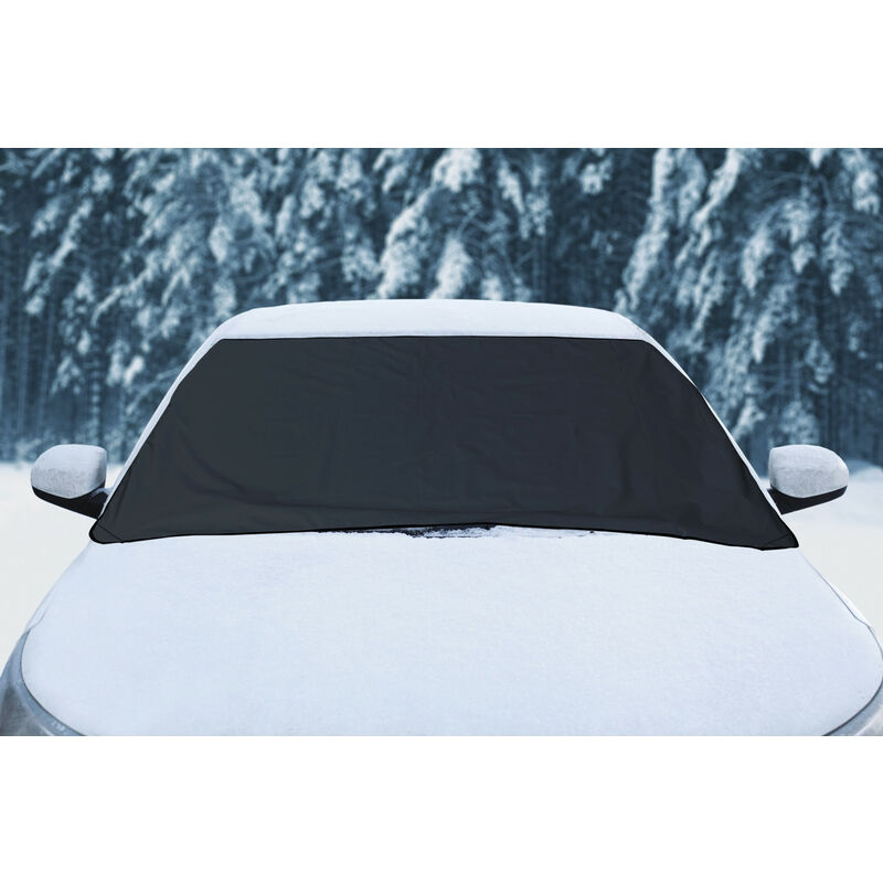

Cubierta de parabrisas anticongelante , Funda protectora de luna delantera , Anticongelante , Protege de hielo, nieve, sol , 150 x 90 cm - Technosmart