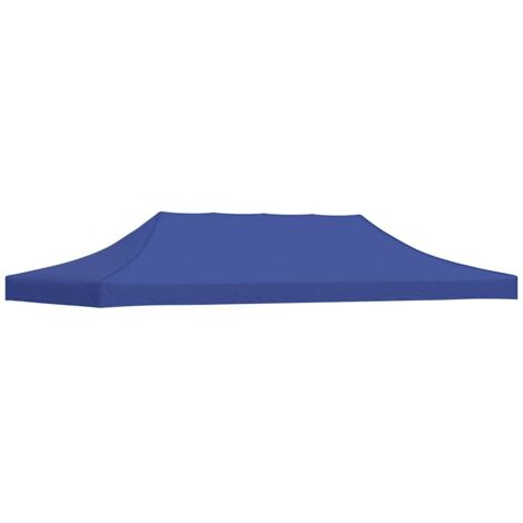 Techo de carpa para celebraciones 3x6 m azul