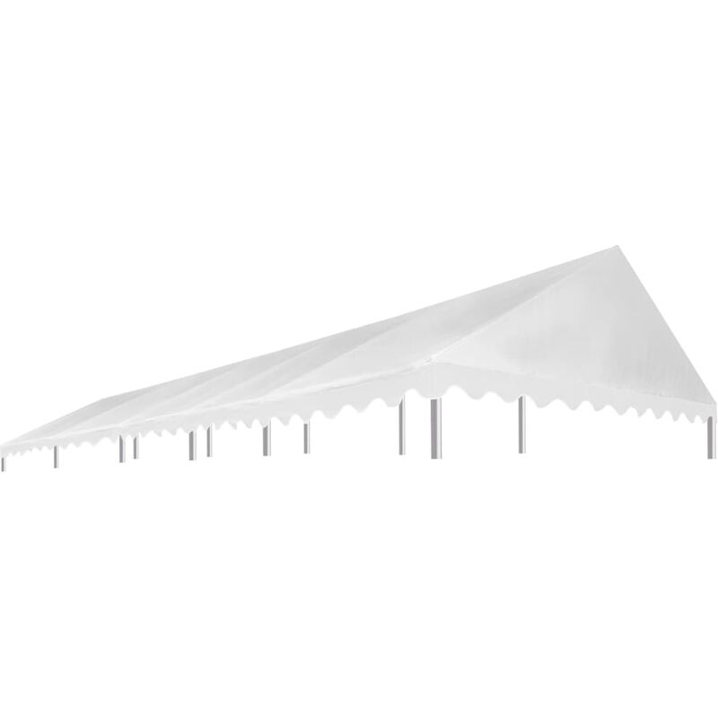 

BHD - Techo de carpa para celebraciones 5x10 m blanco 450 g/m²