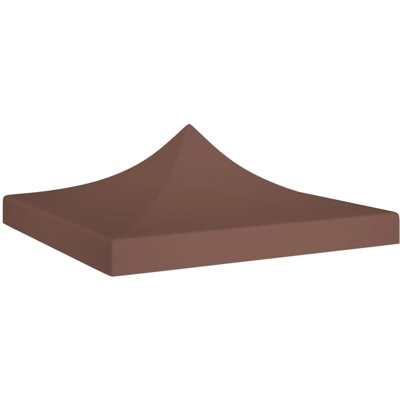 

Techo de carpa para celebraciones marrón 3x3 m 270 g/m² - Marrón