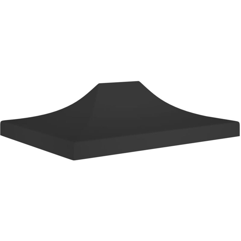 

Techo de carpa para celebraciones negro 4x3 m 270 g/m2