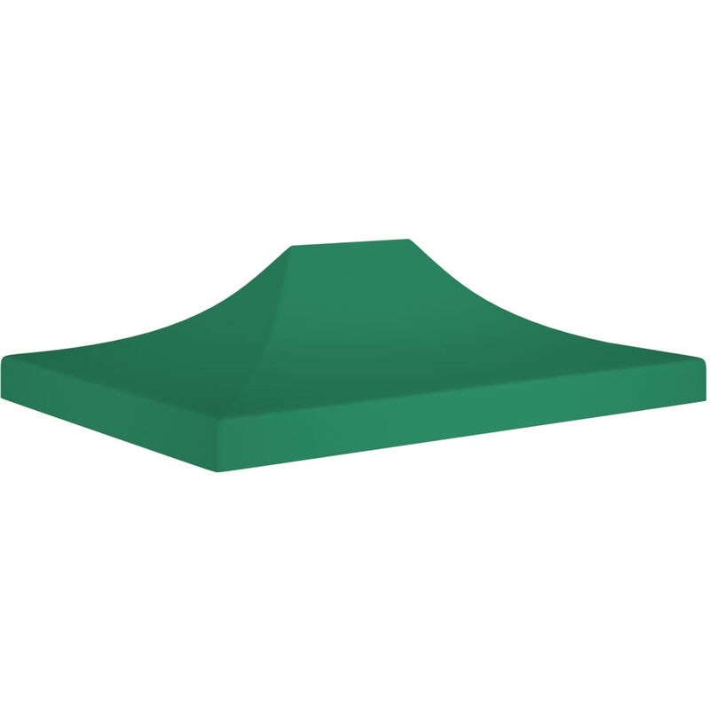 

Techo de carpa para celebraciones verde 4,5x3 m 270 g/m2
