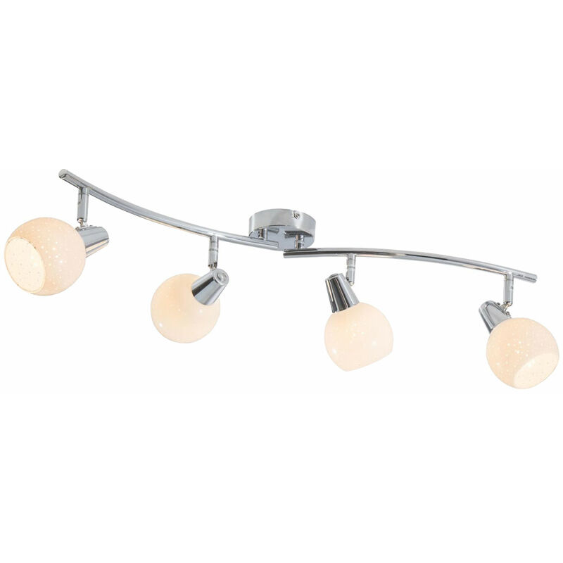 

Luz de techo dormir habitación de invitados lámpara de efecto estrella focos de vidrio luces giratorias Nino 81130406