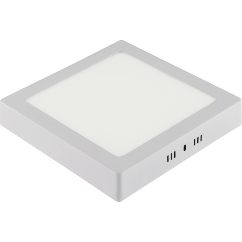 Horoz Electric - Plafón led empotrado cuadrado blanco 18W (Eq. 144W) 6000K Dim. 211x28mm