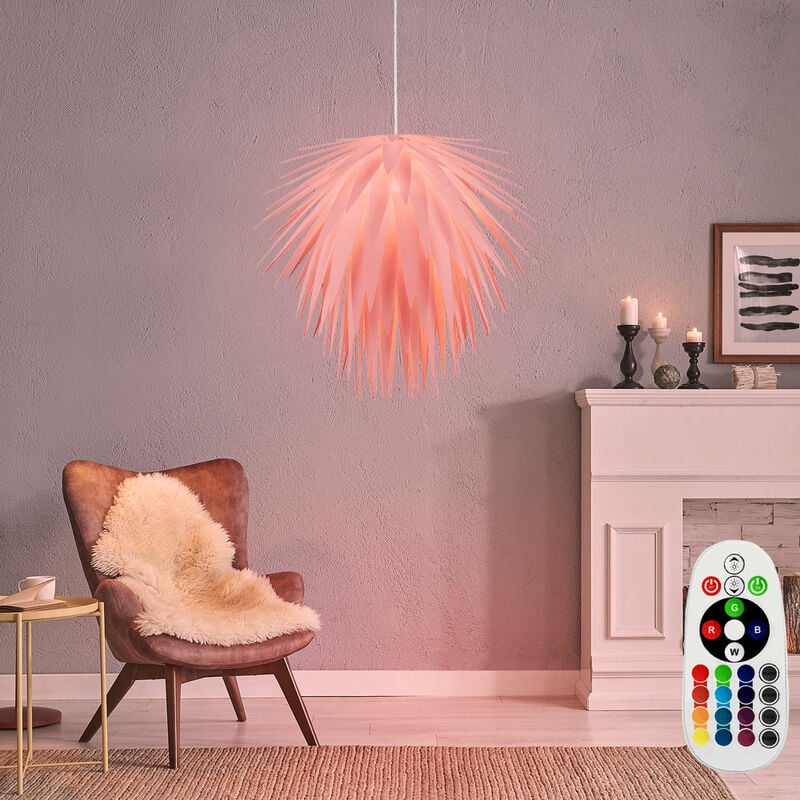 

Mando a distancia para iluminación de techo Lámpara colgante colgante en un set que incluye LED RGB