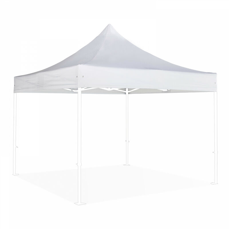 Techo de carpa plegable 4x4 m 520g/m²