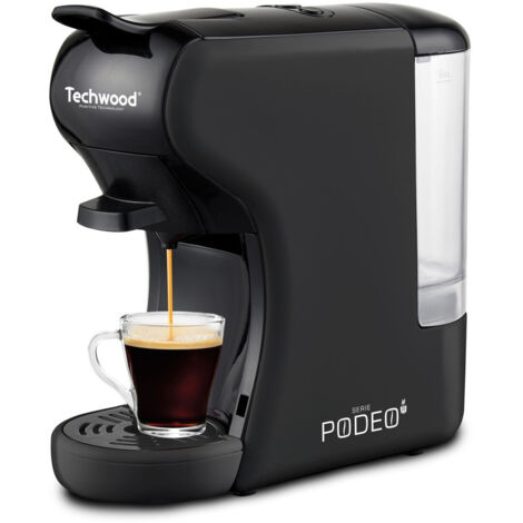 Techwood TCA-196N Cafetière Expresso MULTI-CAPSULES Coloris Noir
