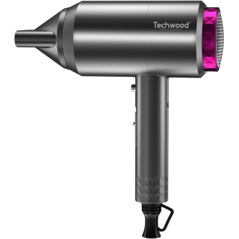 Techwood TSC-2288 - Séche Cheveux - 2 Vitesses Puissance 2200W Coloris Noir