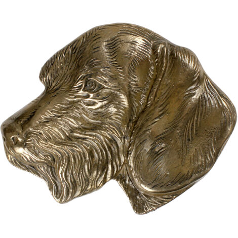 Teckel de pelo duro: una placa conmemorativa con un perro, una nota de agradecimiento personalizada, un premio, un diploma con dedicatoria de la marca Art-Dog