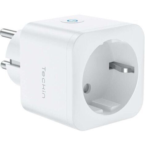Teckin Prise Connectée SP21-1 WiFi 16A Compatible avec Alexa, Google Home, Siri, Commande Vocale, Contrôle à Distance, Minuterie et Horaire, Aucun Hub Requis (1 Paquet)