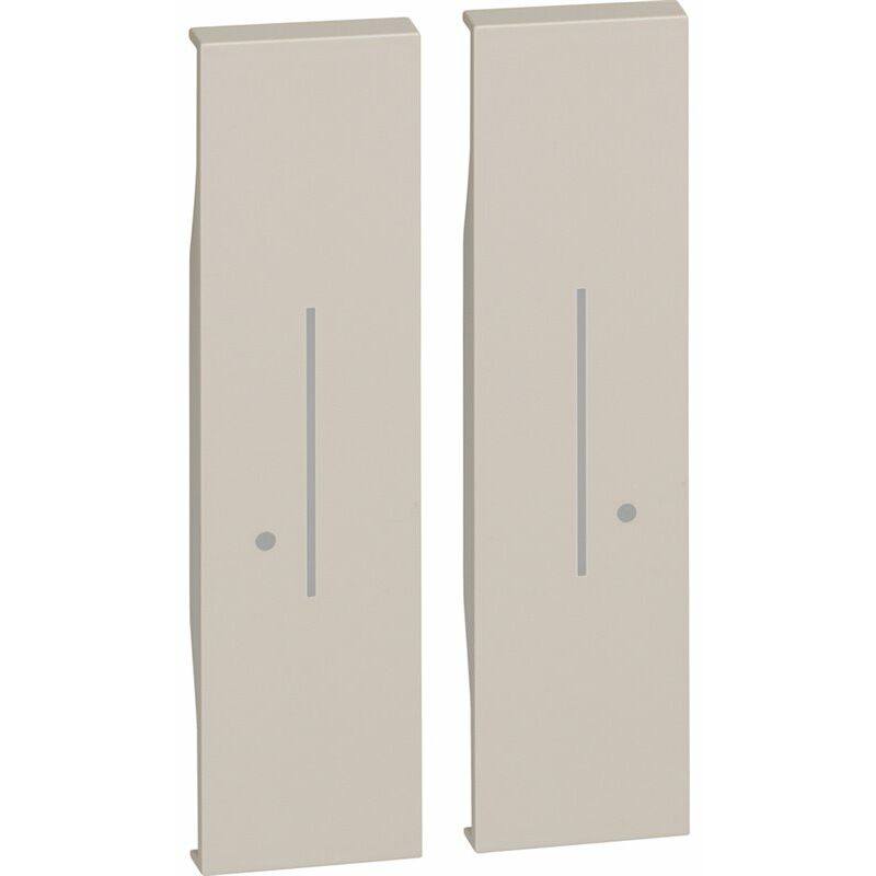 

Tecla doble Bticino KM36M2 serie Living Now with Netatmo color Sand