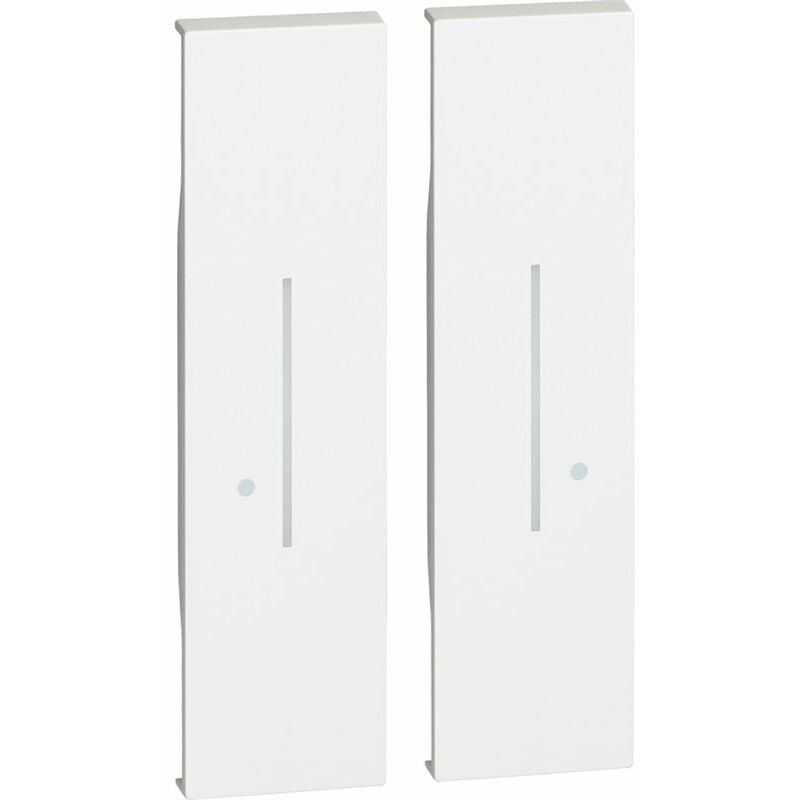 

Tecla doble Bticino KW36M2 serie Living Now with Netatmo color Blanco