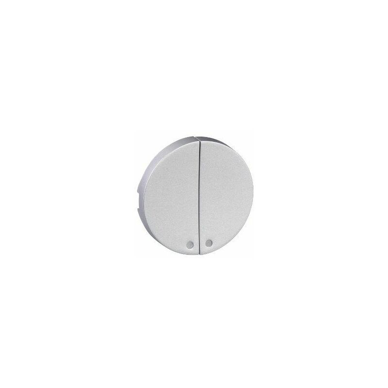 

Tecla doble con visor Odace Plata SCHNEIDER S530298