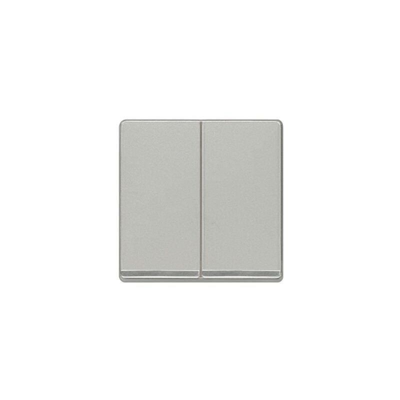 

Tecla doble cromada blanco polar Delta Miro, 5TG6270-1CW00 - Siemens