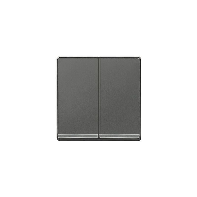 

Tecla doble cromada carbono metalizado Delta Miro, 5TG6270-1CC00 - Siemens