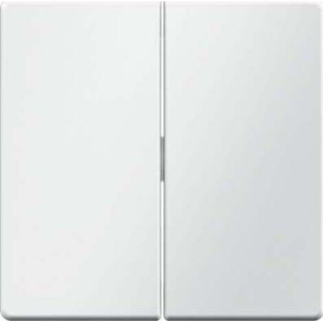 Tecla doble Hager by Berker 16236089 Blanco Mate