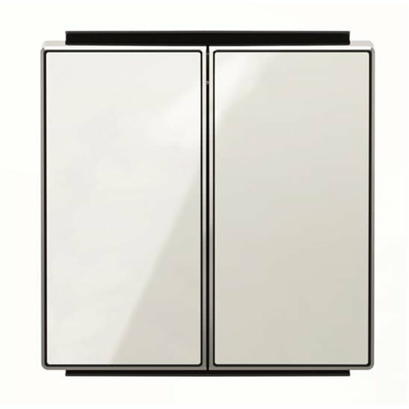 

Tecla Doble Int.Conmutador Sky Crist.Bl.