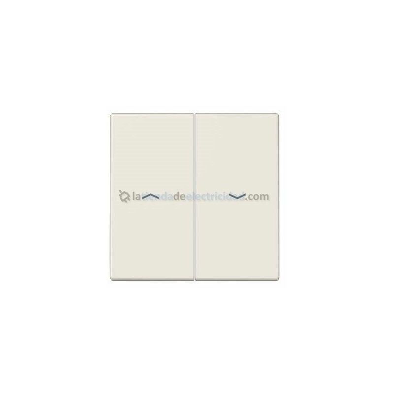 

Tecla doble para interruptor o pulsador de persiana MARFIL LS 995 P - Jung