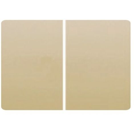 Tecla doble pulsador DORADO PERLA BJC Coral 21709-DP
