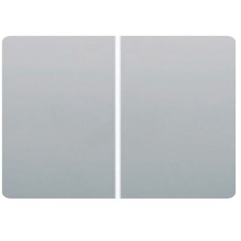 Tecla doble pulsador PLATA LUNA BJC Coral 21709-PL