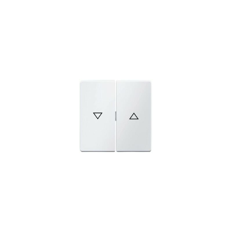 

Tecla doble persianas by Berker 16256089 Blanco Mate - Hager