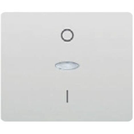 Tecla interruptor bipolar con luminoso BLANCO BJC IRIS 18708-L