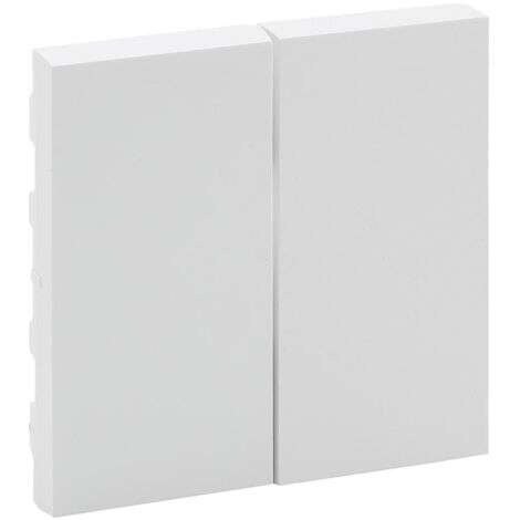 Tecla Niloe Step - Doble - Interruptor y conmutador Blanco mate