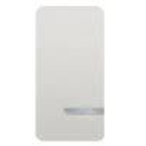 Tecla para interruptor, conmutador o cruz estrecha BLANCO con luminoso BJC 16705-L