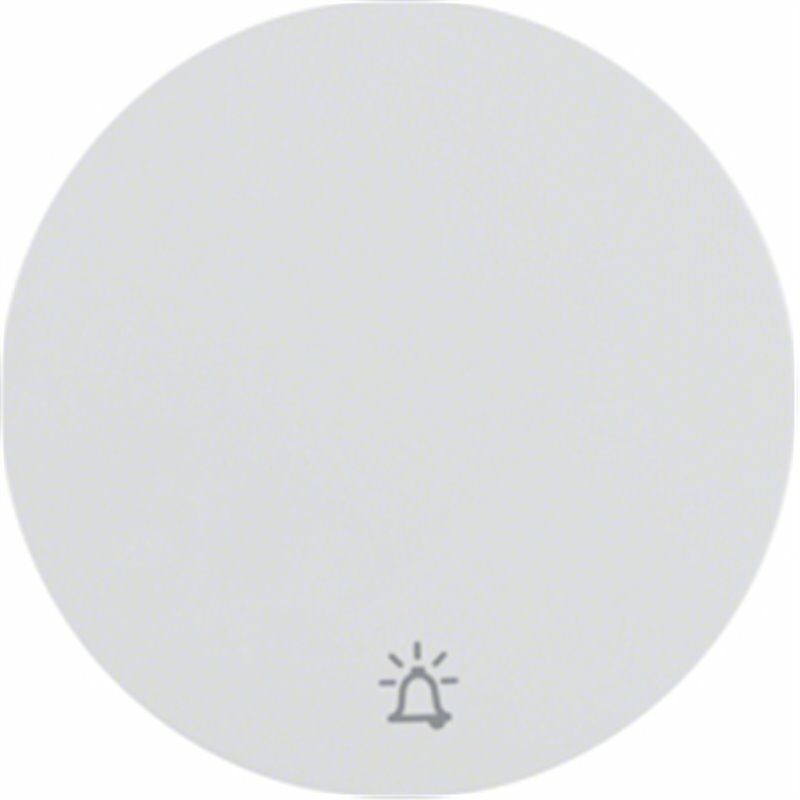

Tecla con simbolo campana Berker by 16202069 Blanco Brillo - Hager