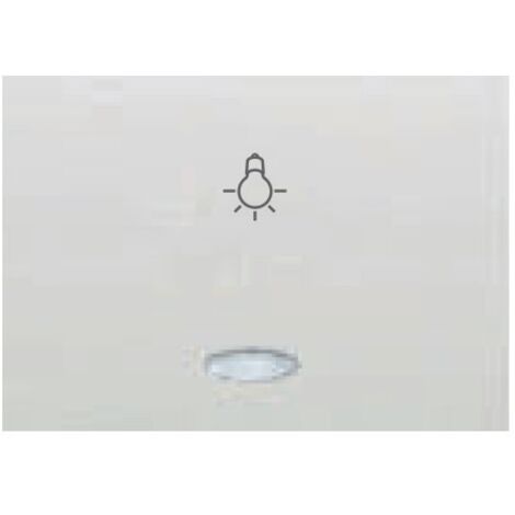 Tecla pulsador bombilla luminoso BLANCO BJC Coral 21717-L
