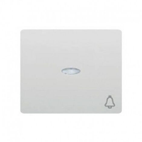 Tecla pulsador campana luminoso BLANCO BJC IRIS 18716-L