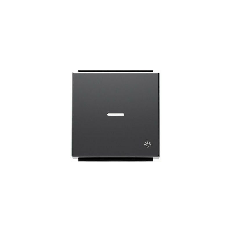

Tecla pulsador luz con luminoso NEGRO SOFT SKY 8504.4 NS - Niessen