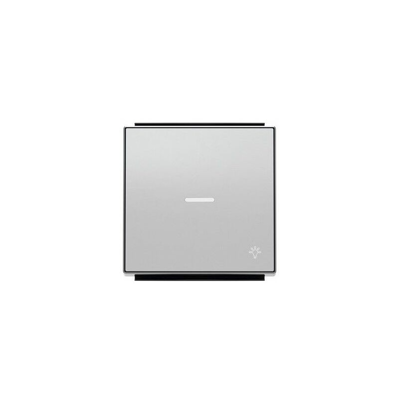 

Tecla pulsador luz con luminoso PLATA SKY 8504.4 PL - Niessen