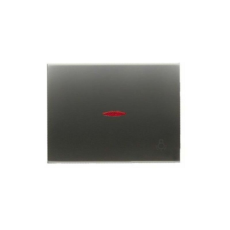 

Tecla pulsador luz luminoso ACERO PERLA Olas 8404.4 AP - Niessen