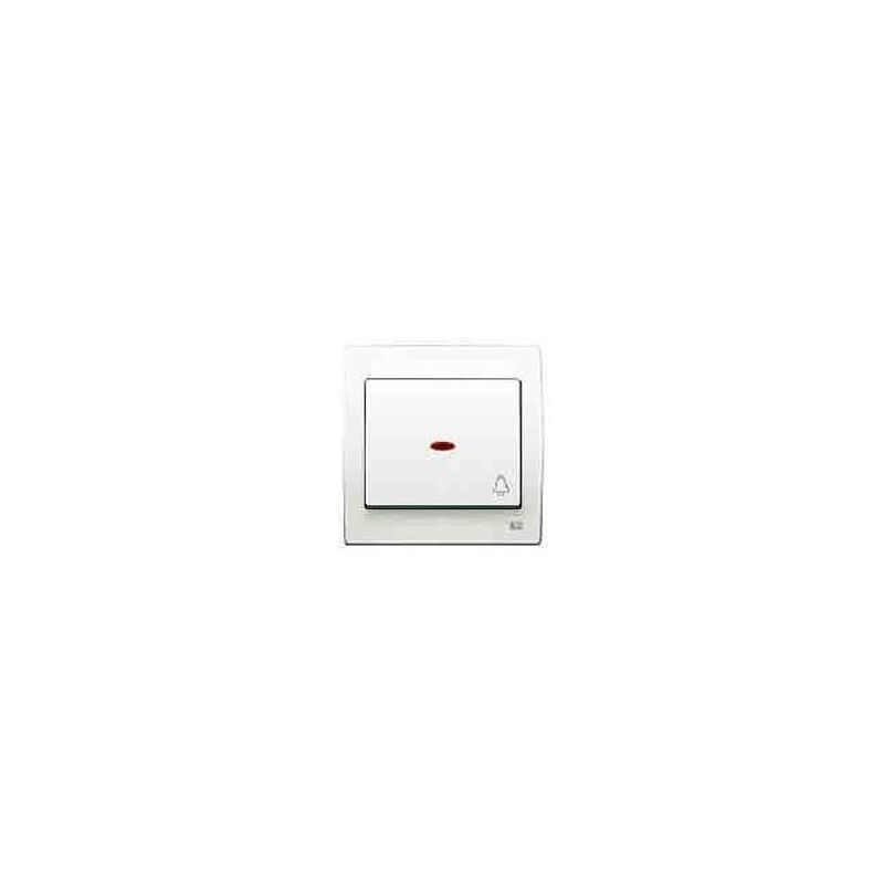 

Tecla pulsador luminoso grabado luz Blanco Iris 18717-L - BJC