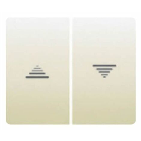 Tecla pulsador o interruptor de persianas BEIGE BJC IRIS 18765-A