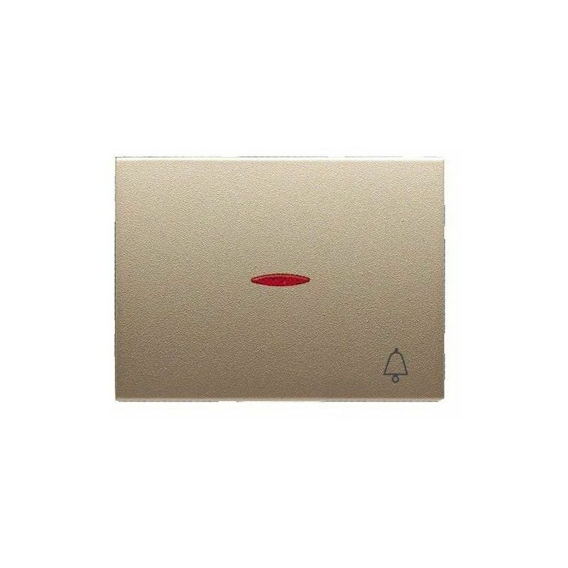 

Tecla pulsador timbre luminoso COBRE SATEN Olas 8404.3 CS - Niessen