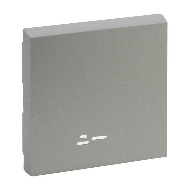 

Tecla sencilla con visor Legrand 864306 serie Niloe Step Aluminio
