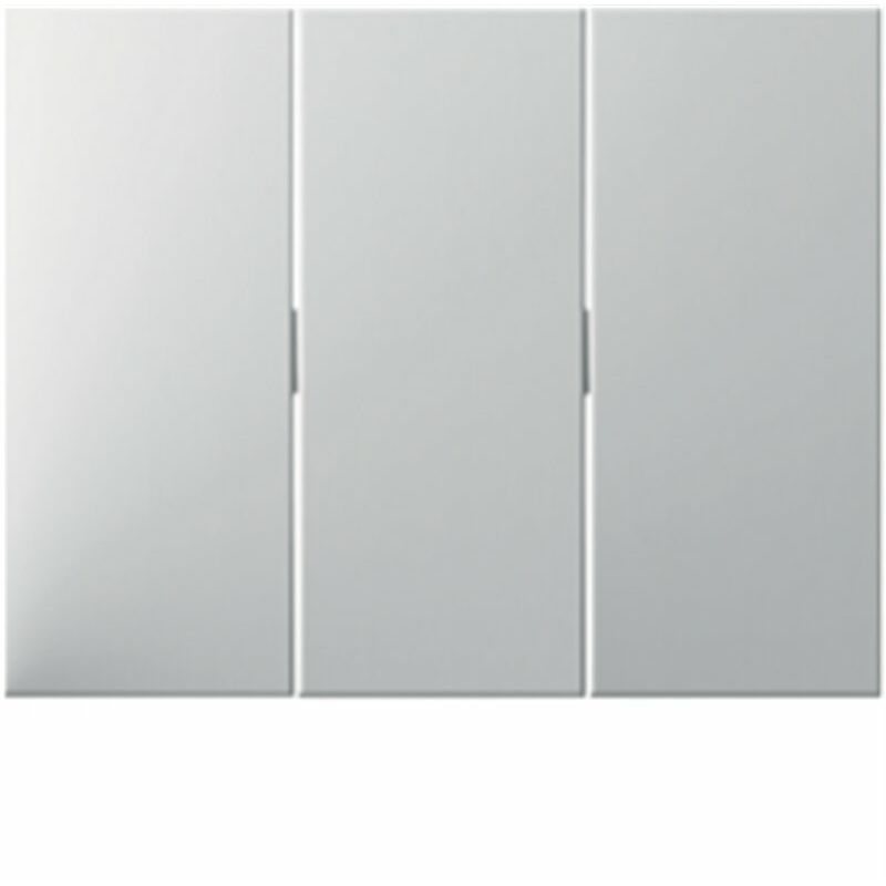 

Tecla triple Hager by Berker 14657009 Blanco Brillo