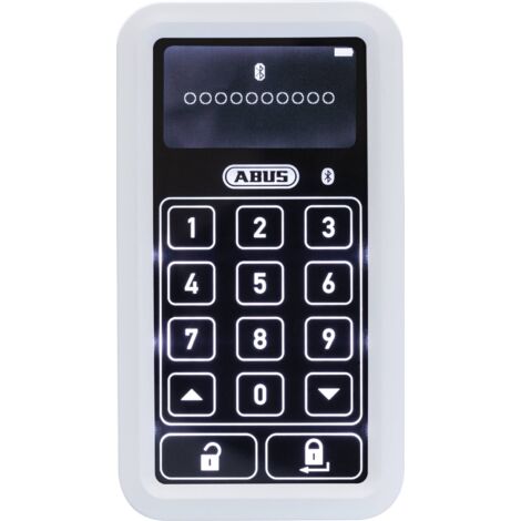 Teclado ABUS CFT3100 W con pantalla táctil blanca