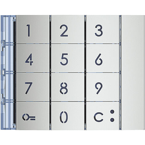 Teclado frontal Bticino acabado Allmetal 353001