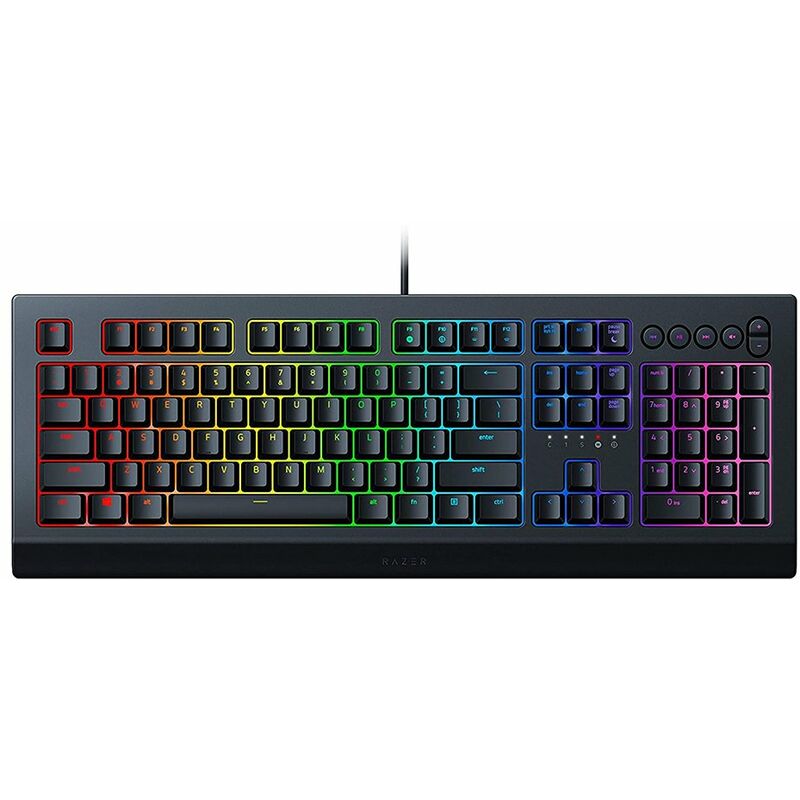 

Teclado para juegos Cynosa V2 Teclado de membrana con cable con iluminacion Chroma RGB / Teclas retroiluminadas individualmente / Resistente a