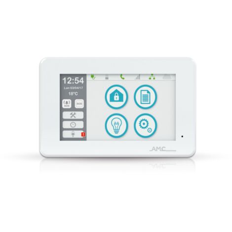 Teclado táctil UNIKA, pantalla TFT de 5 pulgadas de alta resolución (480 x 272) con lector RFID/NFC integrado