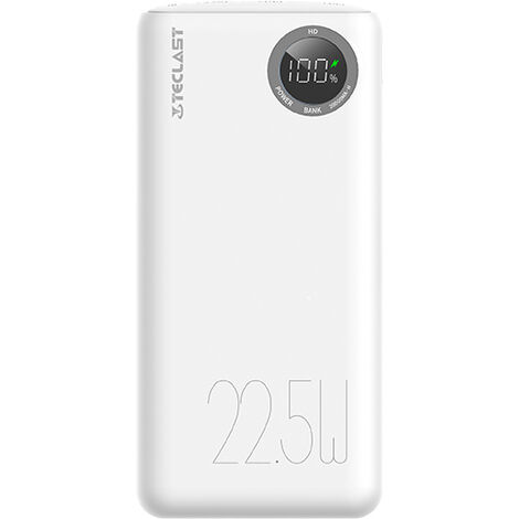 TECLAST T200H Pro 20000mAh 22.5W USB PD QC3.0 Power Bank 3 salidas y 2 entradas
