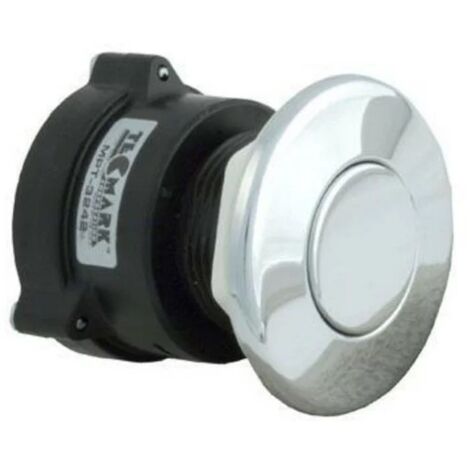 Tecmark MPT-57570-3242 Bouton pneumatique Ø64mm pour longue distance chromé